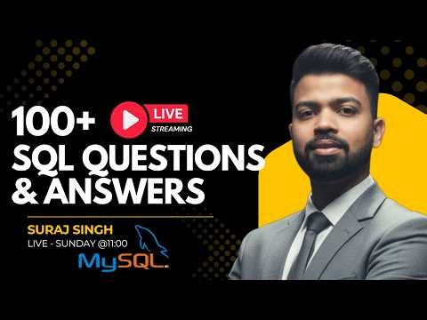 🔴 LIVE: 100+ MySQL Questions Solved LIVE | Data Analyst & MIS Interview Prep 2026 | Free Class