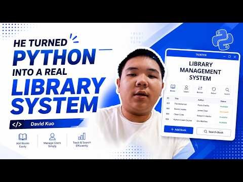 He Turned Python into a Real Library System | David Kuo