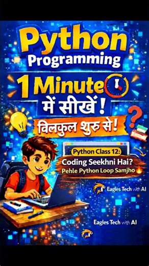 Python Class 12: Coding Seekhni Hai? Pehle Python Loop Samjho 🔥