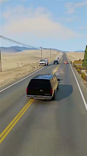 Realistic Highway Car Crashes #179