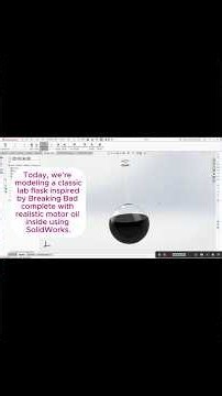 Breaking Bad Style Flask in SolidWorks Full Modeling + Render