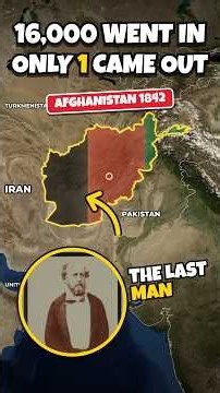 16,000 Marched Out of Kabul… Only 1 Man Made It 🇦🇫🇬🇧 #history #war #afghanistan