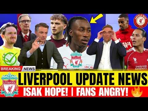 LIVERPOOL TRANSFER NEWS 🔥 ISAK HOPE, SALAH BOOST, UCL ADVANTAGE & FAN PROTEST DRAMA 🚨