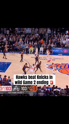 Hawks stun Knicks in 14-PT comeback win 😳