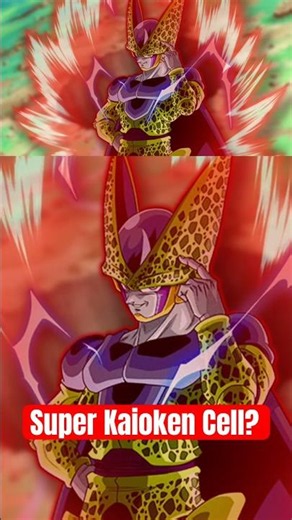 How Strong is SUPER KAIOKEN CELL? #dragonball #dragonballz #anime