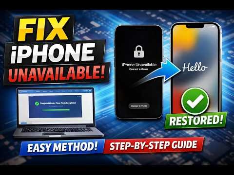 Fix iPhone Unavailable | Step-by-Step Restore Using 3uTools or iTunes