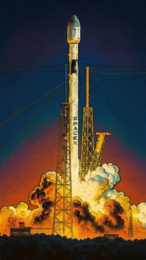 Dustin Farrell on Instagram: "The first @spacex launch of 2026 as seen from Tucson, AZ. I think I caught stage one boost back on that first shot right??"