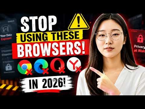 Stop Using These Browsers in 2026! Your Privacy Is at Risk 😨