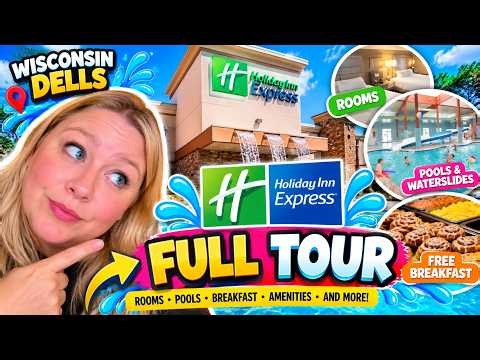 Is This the Best Family Hotel in Wisconsin Dells? Holiday Inn Epress | Full Tour