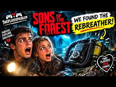 🤿 WE FOUND THE REBREATHER! 😱 | Our First Sons of the Forest Adventure