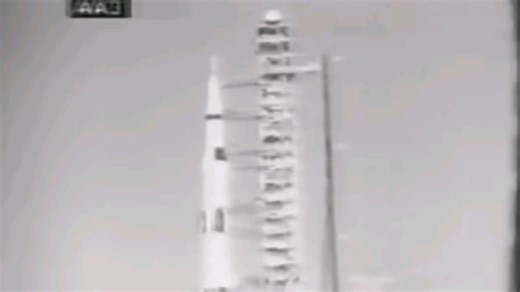 1968年4月4日，土星5号火箭发射阿波罗6号飞船