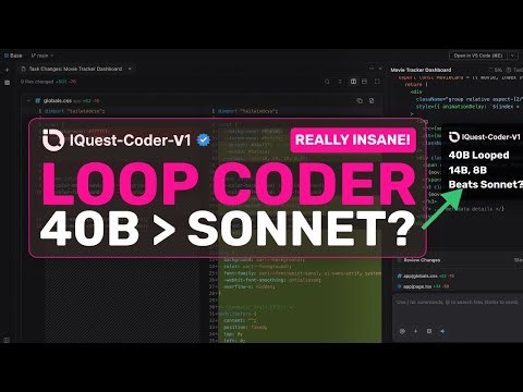 iQuest Loop Coder (40B - A80B): This Open 40B LOOPED Model BEATS 4.5 Sonnet,Gemini 3?