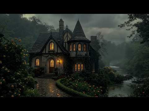 The Scholar's Secret River Estate | Where the River Runs Beside the Cottage | Dark Academia Ambience