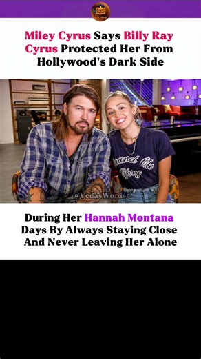 Miley Cyrus Opens Up: How Her Dad SAVED Her From Hollywood’s Dark Side 🥺❤️ #usa #foryou #hollywood