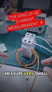 Current transformers are the king of AC current measurement 👑 #engineering #automation #electrical