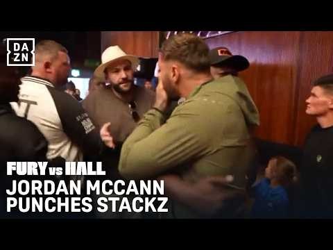Jordan McCann PUNCHED Stackz at the open workouts! 😱😱