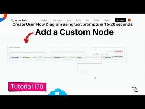 AI User Flow Diagram Custom Node AI Line studiosTutorial 170 Build Real UX Flows