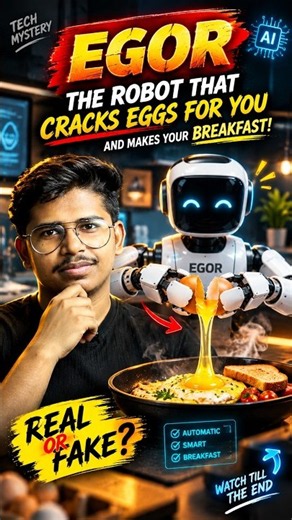 Meet EGOR: The Robot That Cooks Your Eggs! #shorts