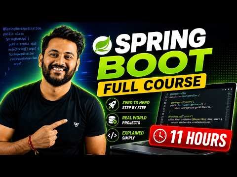 Master Spring Boot In one Video 🔥 Java Development For Beginners | Masterclass (Hindi)