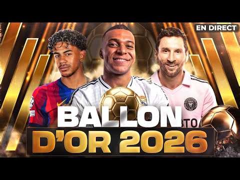 🔴 CEREMONIE BALLON D'OR 2026 LIVE /🔥MBAPPE, YAMAL, KANE, DEMBELE🏆? ballon d'or 2026 live ceremony