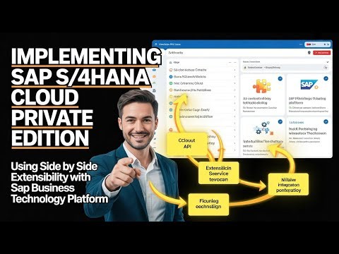 Implementing SAP S/4HANA Cloud Private Edition Using Side by Side Extensibility with SAP BTP