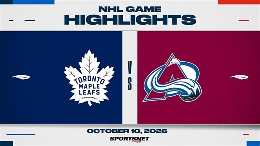 NHL Highlights | Maple Leafs vs. Avalanche - October 10, 2026