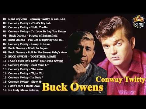Conway Twitty & Buck Owens – Best Classic Country Songs of the 70s & 80s