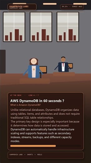 AWS DynamoDB in 60 seconds ? #Shorts