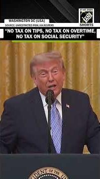 No Tax on Tips, No Tax on Overtime, and No Tax on Social Security, Trump on inflation surge
