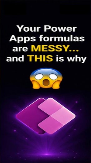 Messy Formulas? With() Solves It #PowerApps #Coding