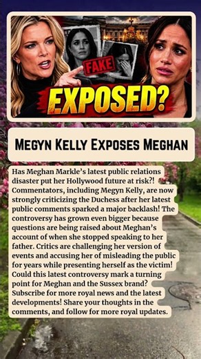 SHOCKING: Megyn Kelly DESTROYS Meghan Markle? The Controversial Statement Sparking Debate!