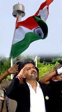 Tamil Nadu CM Vijay Hoists National Flag in First Independence Day Ceremony