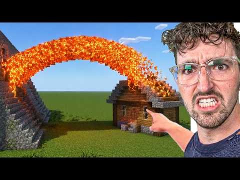 Will a Village Survive Minecraft Natural Disasters?