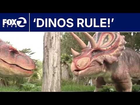 Interactive dinosaur exhibit unveiled at San Francisco Zoo | KTVU