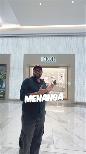 I went to luxury brand Dior at Jio World Plaza Mumbai