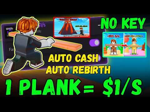 🔥 1 Plank = $1/s Script | INFINITE CASH, AUTO REBIRTH (2026)