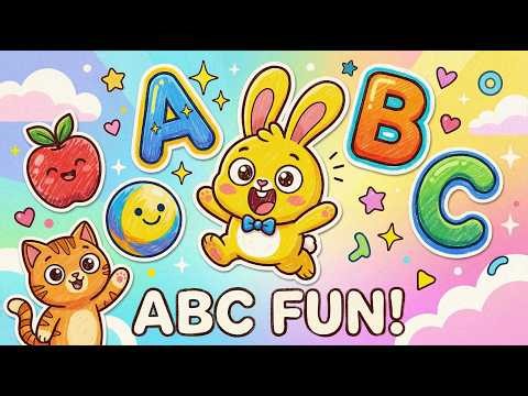 Learn English Alphabet A to Z Fun Kids Learning Video for Beginners