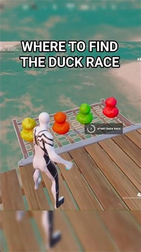 Where To Find The Duck Race | Fortnite #fortnite