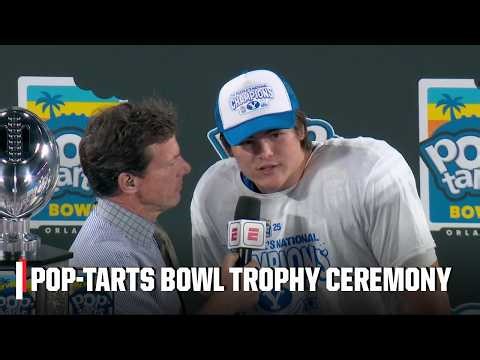 [FULL] Pop-Tarts Bowl trophy ceremony 🏆 | ESPN College Football