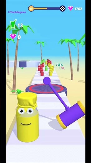 Gameplay top mobile games Relaxing n satisfying game iOS/ANDROID JUICE RUN #shorts Level 95