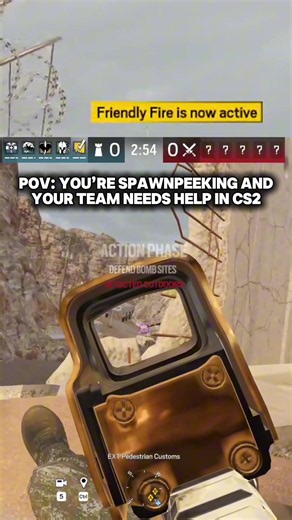 When you’re spawnpeeking and your team needs your help in cs2 #rainbowsix #rainbowsixsiege #gameplay #siegex #siege