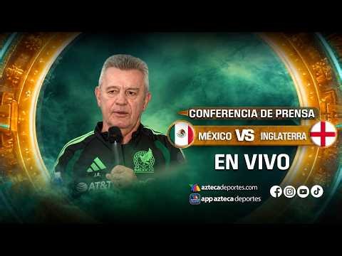🔴 EN VIVO: Conferencia de prensa de Javier 'Vasco' Aguirre previo al México vs Inglaterra