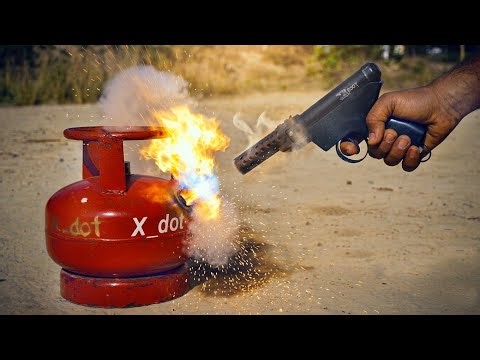 I Shot a Real LPG Cylinder 🔥 X_dot
