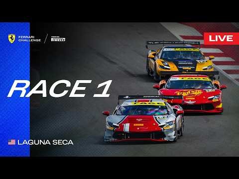 LIVE Ferrari Challenge North America - Laguna Seca, Race 1