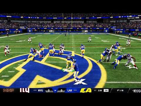 Madden NFL 27 - New York Giants vs Los Angeles Rams - Gameplay (PS5 UHD) [4K60FPS]