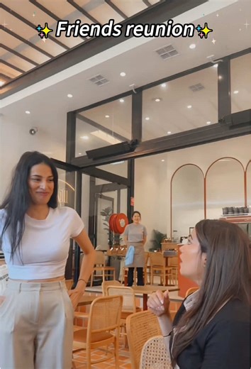 Dramatic Reaction to Friend Reunion