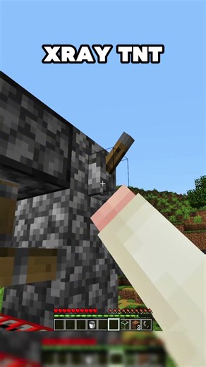 This TNT Hack is CRAZY #minecraft #minecraftshorts #shorts