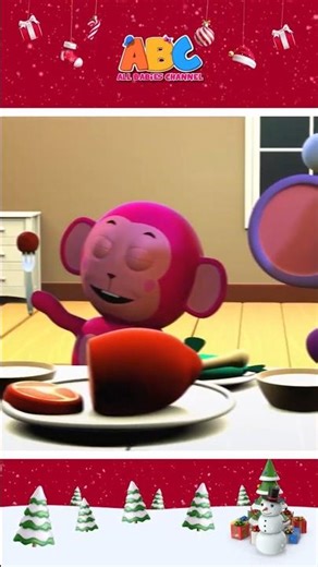 🎄Enjoy a Cup of Hot Chocolate on Christmas ☕#shorts #kidssong #allbabieschannel