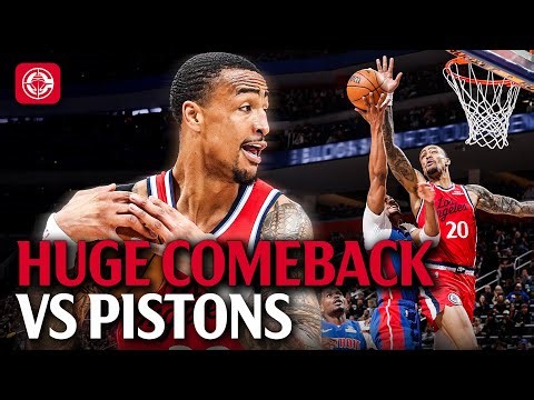 19 Point Comeback Win Over Pistons 😤