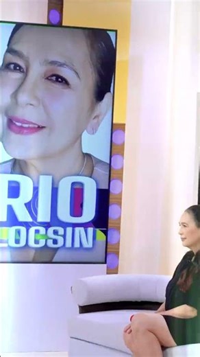 Dyosa noon hanggang ngayon. The iconic Rio Locsin is radiant and blooming. #FastTalkWalk